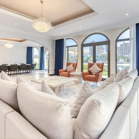 Sol Living - Exquisite 5Br Garden Villa W/Pool & Beach In Palm-2
