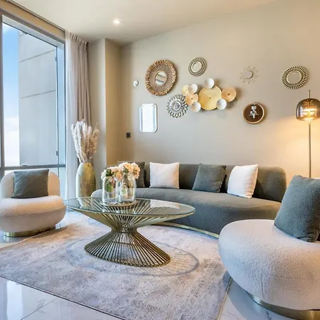 Bnbmehomes - Luxury 2B Apt - Al Habtoor - Amna Tower - 5044-2