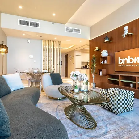 Bnbmehomes - Luxury 2B Apt - Al Habtoor - Amna Tower - 5044-3