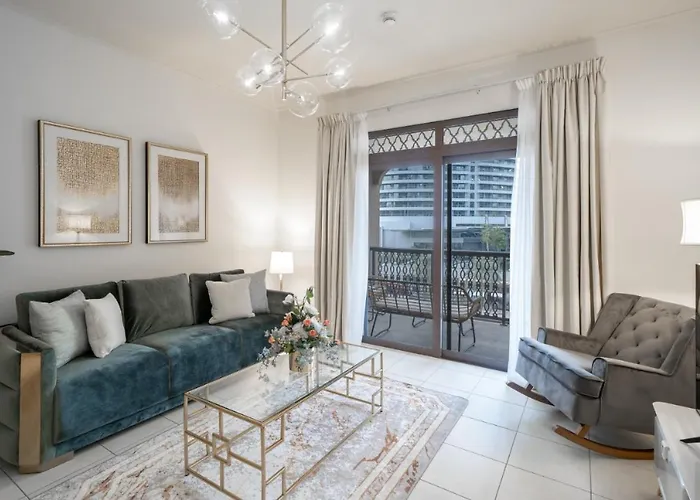 Durrani Homes - Glam Living Besides Dubai Mall- 2Br With Study Third Room Converted admite animales