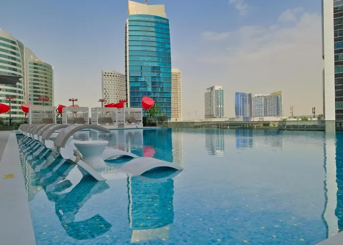 Haustierfreundliches Hometown Apartments - Studio In Business Bay With Luxury Facilities Dubai