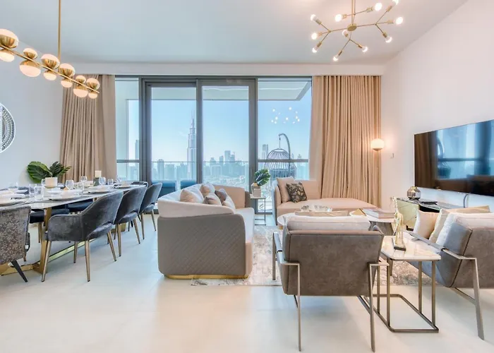 Spectacular Burj Khalifa And Fountain Views On 32Nd Floor Apartamento Dubai