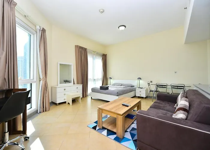 Luxury Escapes - Relaxing Furnished Studio Near Dic Metro, Barsha Heights Dubai