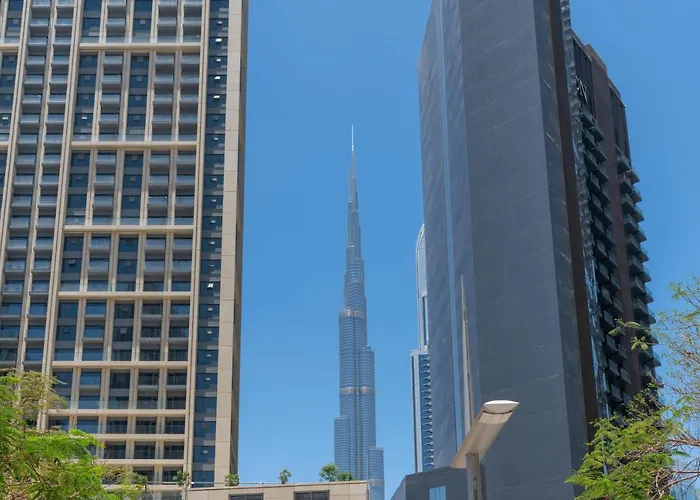 Spacious 2 Beds 5 Min Walk From Dubai Mall With Brand New Gym And Rooftop Swimming Pool acceptant les animaux
