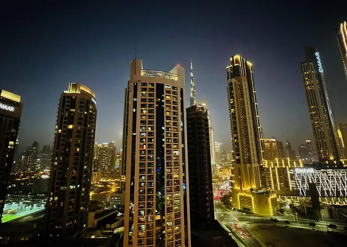 Urban King Bed With Burj Khalifa View & Dubai Mall que aceita animais de estimação