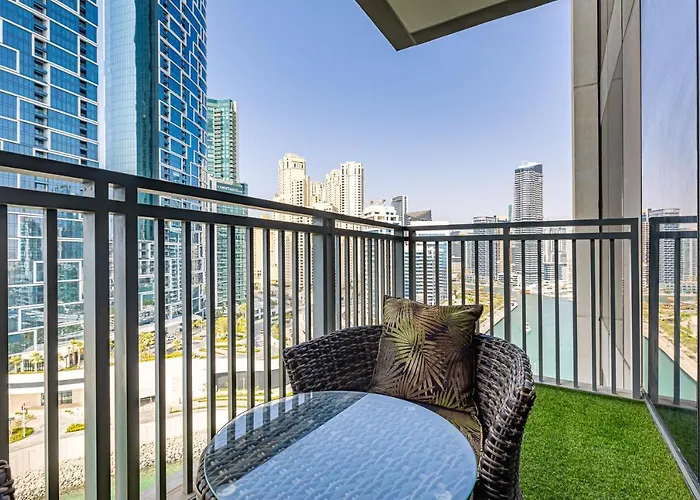 Ramadan Offer - Sea View 2 Beds 5242 T2, Marina Apartamento Dubái admite animales