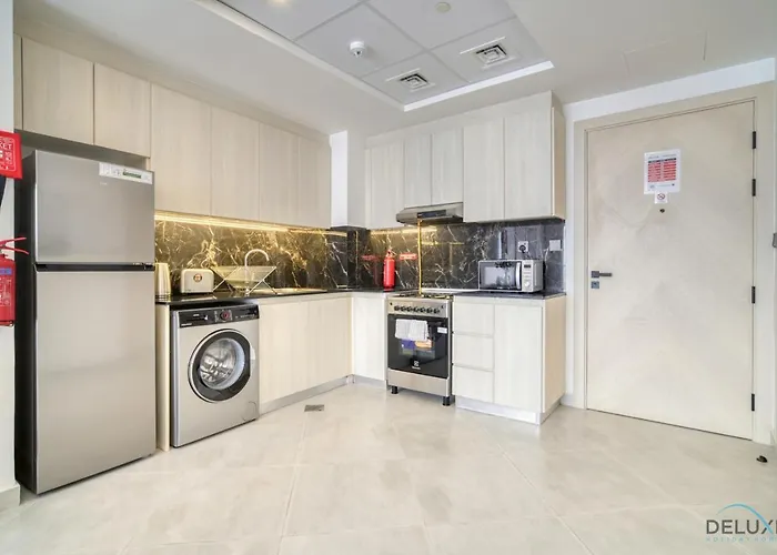 Haustierfreundliches Soothing 1Br At Binghatti Avenue Al Jaddaf By Deluxe Holiday Homes Dubai