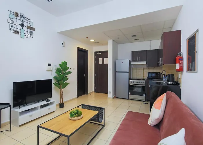 Plush Homes - Chic And Minimalist 1 Bedroom In Jvc Dubai que aceita animais de estimação