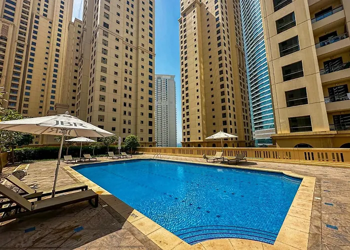 Higuests - Waterfront Apt, 5-Minute Walk To The Beach In Jbr Dubaï