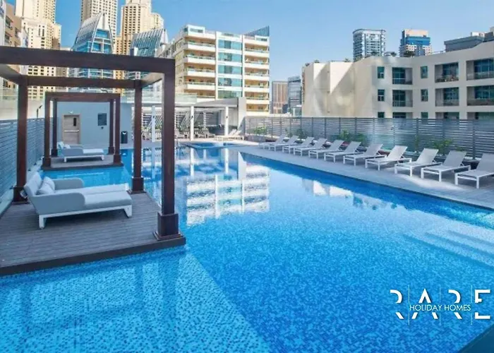 Rare Holiday Homes - Studio One Tower - Close To Ain Dubai - R312 - Dubai Marina