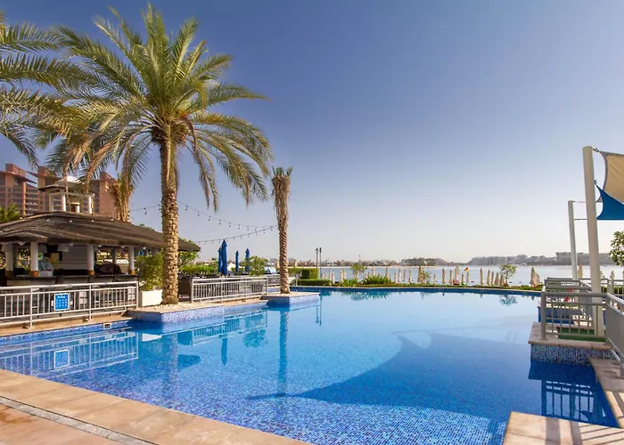 Bespoke Holiday Homes - Palm Jumeirah- 1 Bedroom Sea View With Pool & Beach Access, Al Haseer Dubaï acceptant les animaux