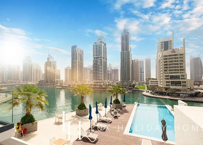 Haustierfreundliches Lux Contemporary Suite With Marina View 3 Dubai