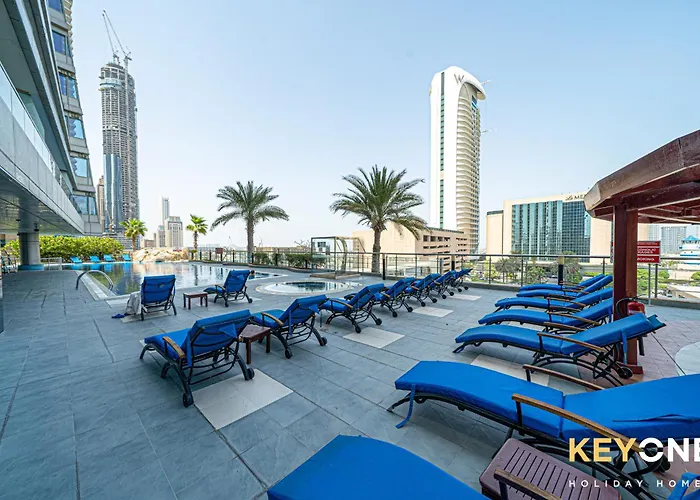 Captivating Sky & Sea Views In Two Bedroom Suite Dubaï acceptant les animaux
